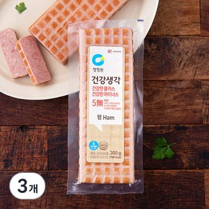 청정원 건강생각햄, 300g, 3개