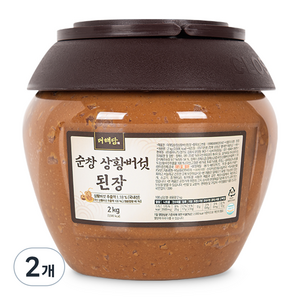 더해담 순창 상황버섯 된장, 2kg, 2개