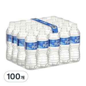 풀무원샘물 퓨어 생수, 500ml, 100개