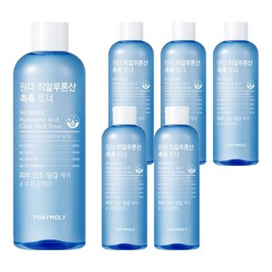 토니모리 원더 히알루론산 촉촉 토너, 500ml, 6개