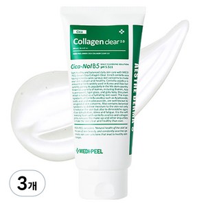 메디필 그린 시카 콜라겐 클리어 젤클렌저 2.0, 300ml, 3개