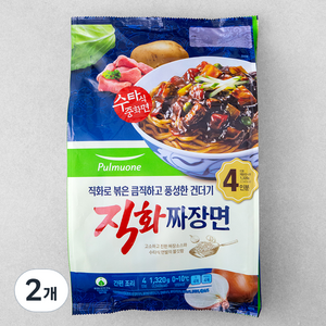 풀무원 직화짜장면 4인분, 1.32kg, 2개