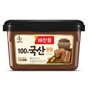 해찬들 100% 국산된장, 900g, 1개