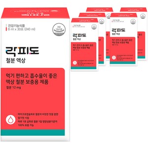 락피도 철분 액상, 240ml, 6개