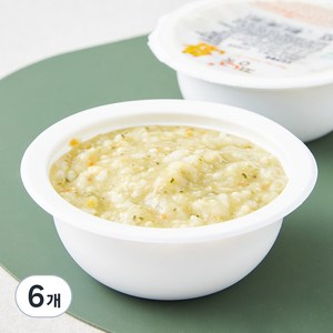 짱죽 중기 9개월부터 이유식 꼬꼬전복죽, 혼합맛(닭가슴살/전복), 200g, 6개