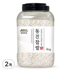 건강곡간 동진 찹쌀, 4kg, 2개