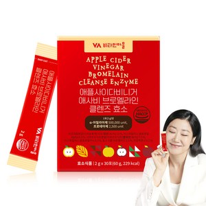 비타민마을 애플사이다비니거 애사비 브로멜라인 클렌즈 효소 30p, 60g, 1개