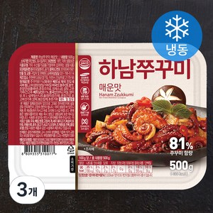 하남쭈꾸미 매운맛 (냉동), 500g, 3개