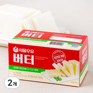 서울우유 버터, 450g, 2개