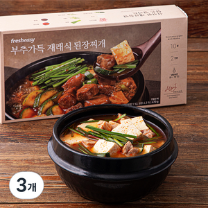 프레시지 부추가득 재래식 된장찌개 2인분, 470g, 3개