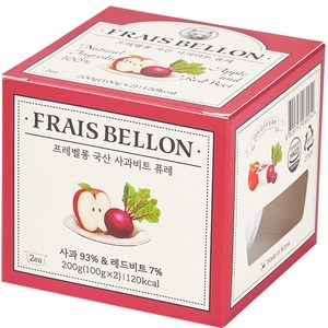 프레벨롱 국산 과일퓨레, 혼합맛(사과/비트), 200g, 1개