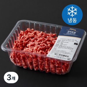 굿미트찹 호주산 우앞다리 다짐육 (냉동), 700g, 3개