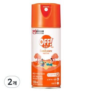 OFF 에어로졸 스프레이, 150ml, 2개