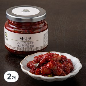 상하농원 낙지젓, 250g, 2개