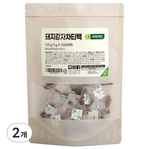 자연지인 돼지감자 삼각티백 전통차, 1g, 100개입, 2개