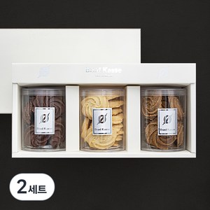 브로드카세 버터쿠키 100g x 3종 세트, 2세트