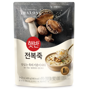 햇반 전복죽, 420g, 1개