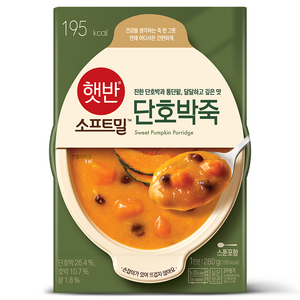 비비고 죽 골라담기 10종 3) 단호박죽, 280g, 1개