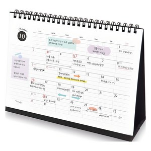 아이씨엘디자인 Schedule Desk 캘린더 라지 2025, 혼합색상, 1개