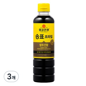 몽고간장 송표 프라임, 500ml, 3개