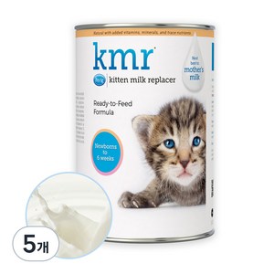 펫에그 KMR 리퀴드 고양이 분유, 325ml, 5개