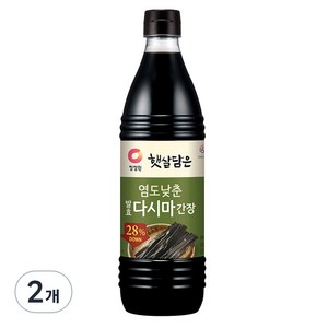 햇살담은 염도낮춘 발효 다시마 간장, 840ml, 2개