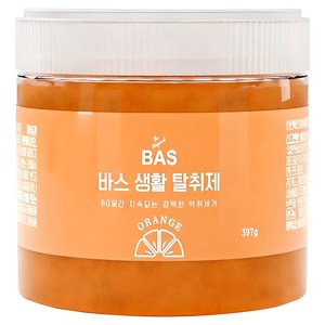 BAS 생활 오렌지 탈취제 본품, 397g, 1개