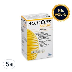 아큐첵 소프트클릭스 란셋 채혈침 Accu-Chek Softclix Lancet, 5개