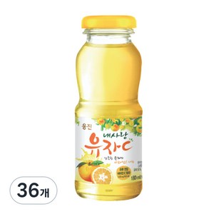 내사랑유자씨, 180ml, 36개