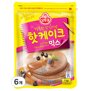 오뚜기 핫케이크 믹스, 1kg, 6개