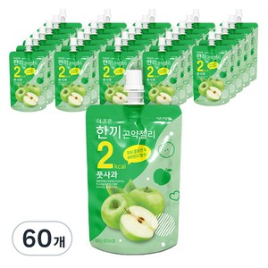 더존건강 더 조은 한끼곤약젤리 풋사과, 150ml, 60개