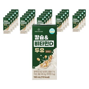 파이토메이드 칼슘&비타민D 두유 플레인, 190ml, 24개