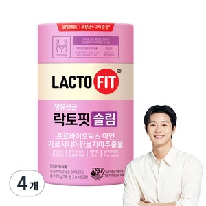 락토핏 슬림 유산균, 120g, 4개