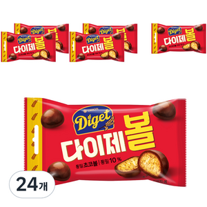 다이제 초코볼, 42g, 24개