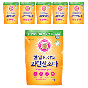 한입 100% 과탄산소다, 1kg, 6개