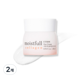 에뛰드 New 수분가득 콜라겐 아이 크림, 28ml, 2개