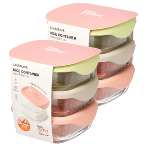 락앤락 바로한끼 밥용기 세트 Lite, 6개, 320ml(3p)