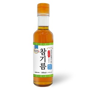 복이네먹거리 통깨로 만든 저온압착 순한맛 맑은 참기름, 180ml, 1개