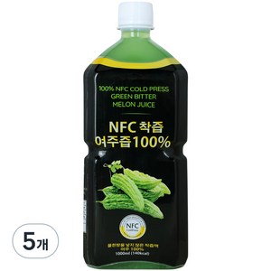 파모빗 생여주 100 NFC 저온착즙, 1L, 5개