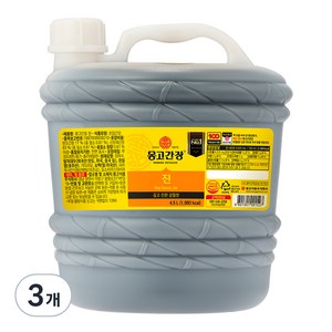 몽고 진간장, 4.5L, 3개