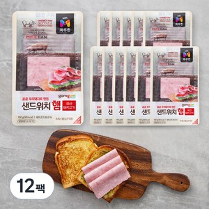 곰곰 샌드위치 햄, 100g, 12팩