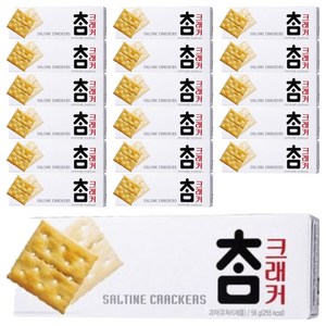 크라운 참 크래커, 56g, 18개