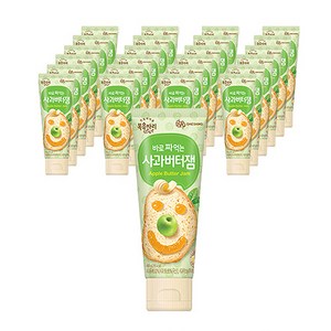 복음자리 바로 짜먹는 사과버터잼, 100g, 24개