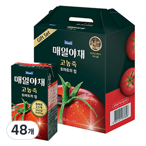 매일야채 고농축 토마토의 힘, 125ml, 48개