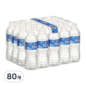 풀무원샘물 퓨어 생수, 500ml, 80개