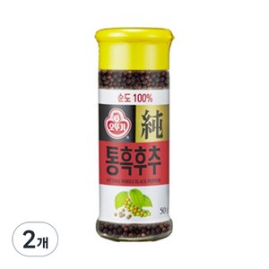 오뚜기 통흑후추, 50g, 2개