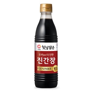 햇살담은 두번달여 더 진한 진간장 골드, 500ml, 1개