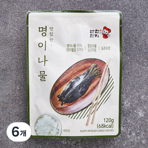 반찬단지 명이나물, 120g, 6개