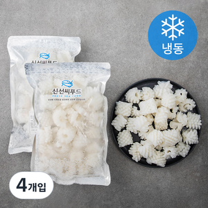 신선씨푸드 솔방울오징어, 500g, 4개입