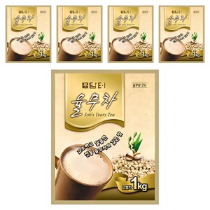 담터 율무차 1kg /자판기용.국산차, 1개입, 5개